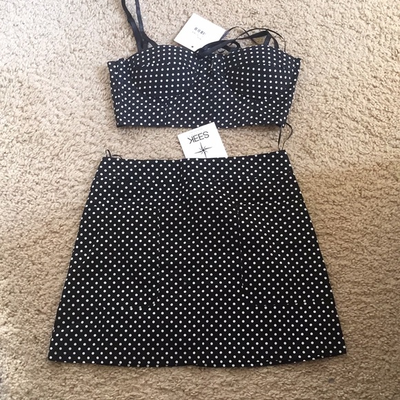 LF polka dot two piece set - Picture 2 of 2